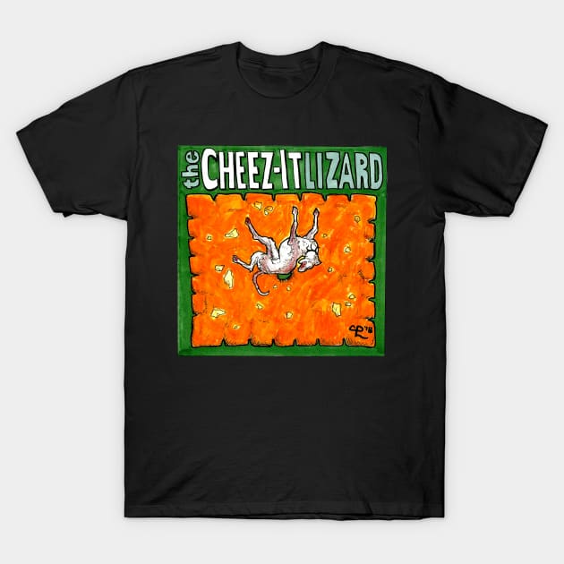 Cheez-it Lizard T-Shirt by Insane Clam Pasta